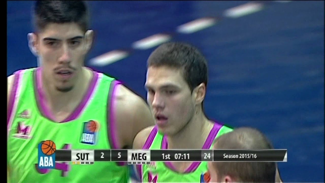 ABA Liga 2015/16, Round 21 match: Sutjeska - Mega Leks (24.1.2016)