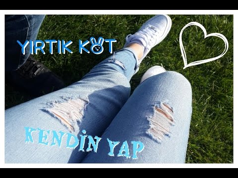 KENDİN YAP 3 | ORİJİNAL GÖRÜNÜMLÜ YIRTIK KOT / JEANS