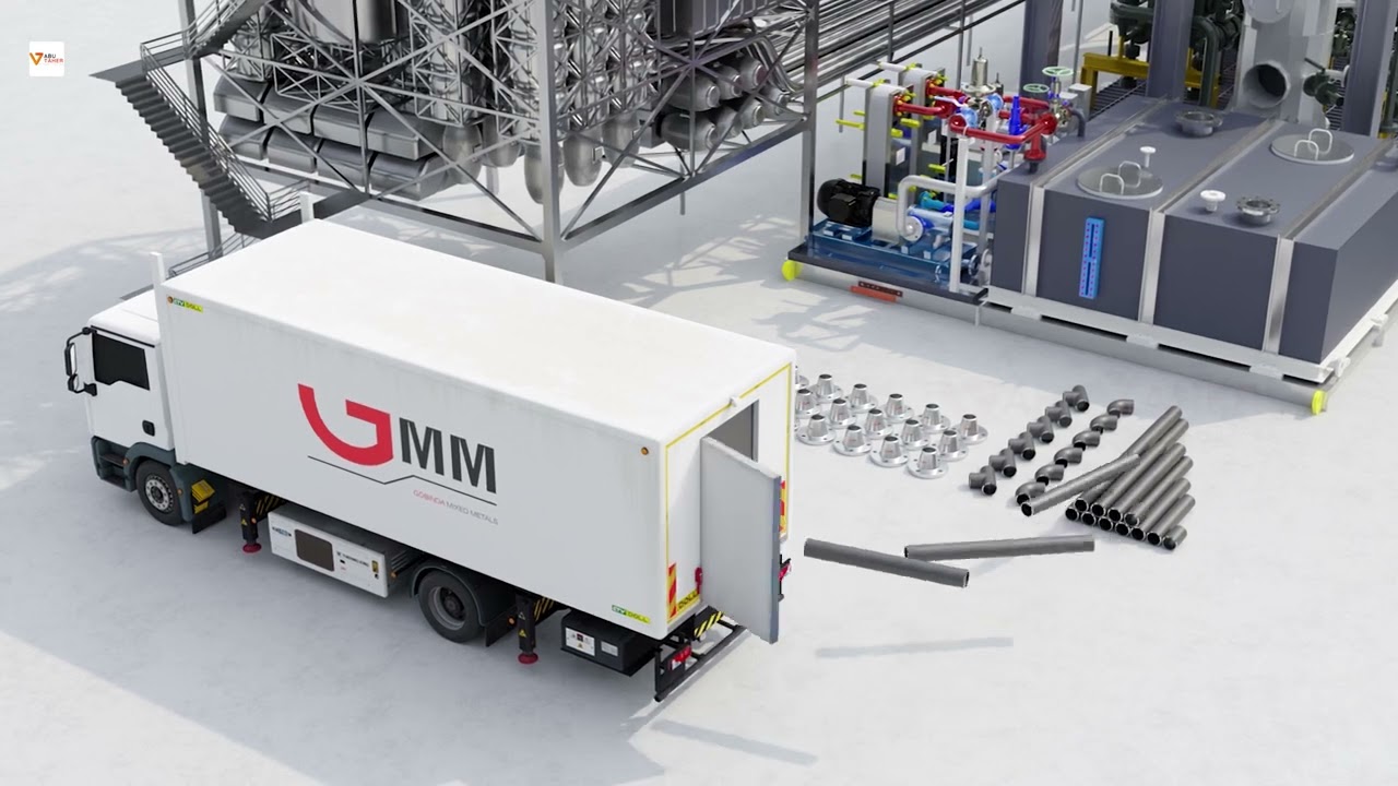 Pipe making company animation video ┃ Industrial Animation ┃ Abu Taher Bulbul