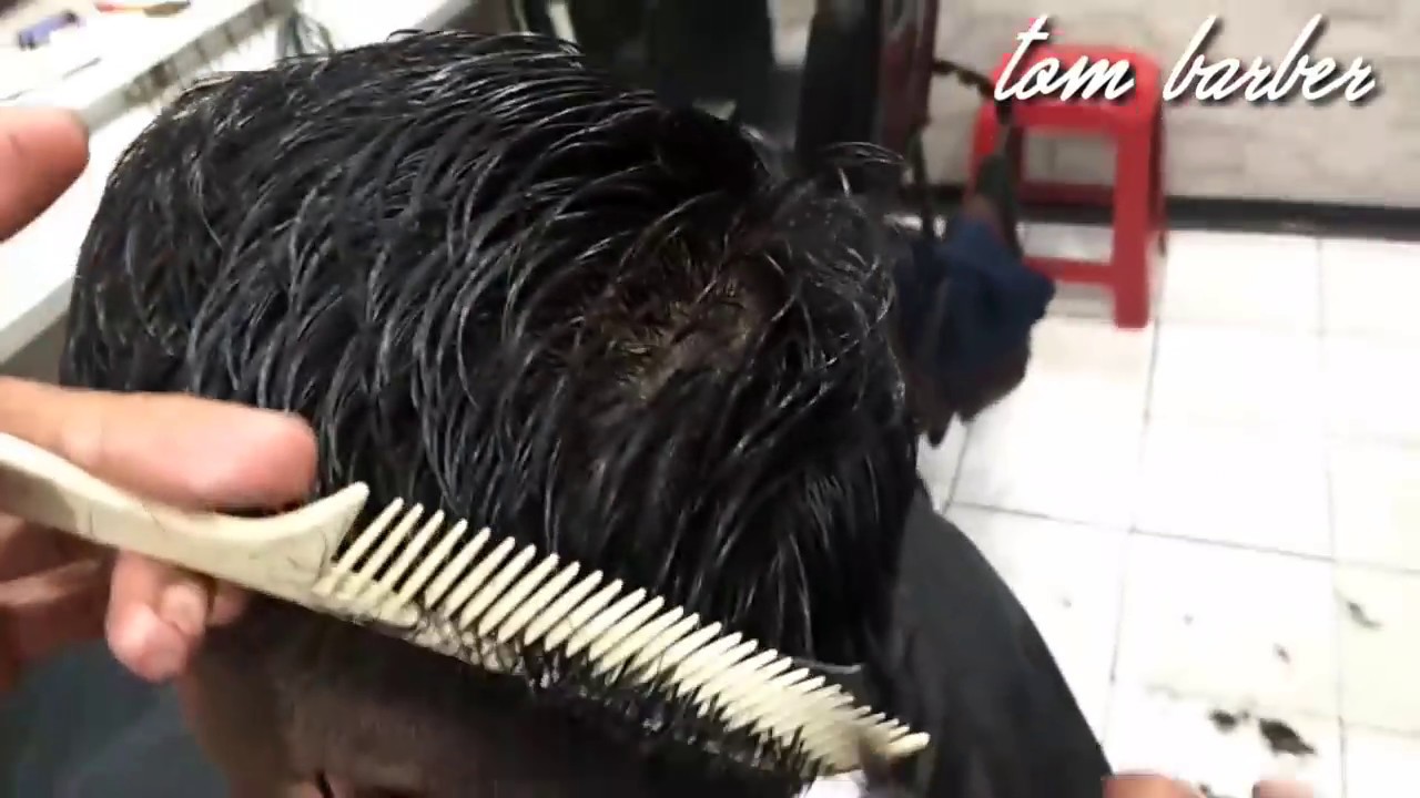 Kursus potong  rambut  pria  low fade  YouTube