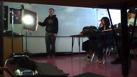 Learning lighting in film class