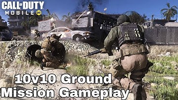 *NEW* Aniyah Incursion 10v10 Ground Mission Gameplay In Call Of Duty Mobile COD MOBILE