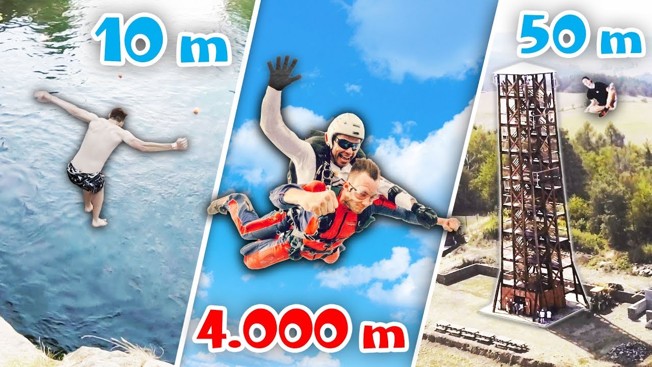 SKOČILI jsme ze SKÁLY, LETADLA i ROZHLEDNY! | ROADTRIP s Colinem