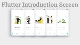 Flutter customized Introduction / OnBoarding screen with animation and styling | Flutter UI