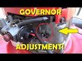 How to Adjust RPM on Mower w. No Carb Adjustments!