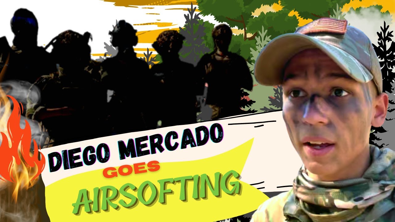 Actor Diego Mercado Goes Airsofting And Helps Put Out Fire 🔥 Youtube 