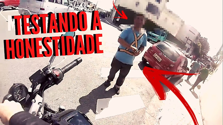TESTE DE HONESTIDADE DO FLANELINHA  (Experimento Social)