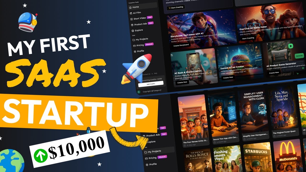 I Built My First SaaS Startup! 🚀 | Kravix Studio | AI Short Film Generator app
