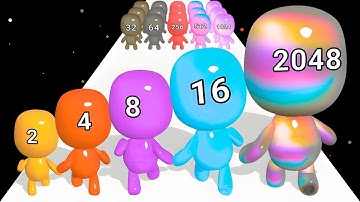 🔥 Man Runner 2048 🏃‍♂️ vs 2048 Run 3D 🔢 | Ultimate Merge Test ⚡ | Epic Number Race Challenge