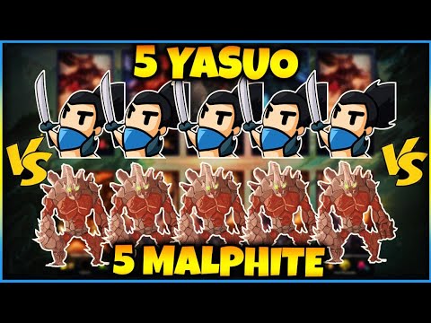 5 YASUO VS 5 MALPHİTE | BİDAHA YASUO OYNAMIYCAKLAR 😂 | KassadinsCreed