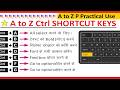 A to Z Computer Shortcut Keys in Hindi | All Keyboard Shortcuts | Computer Basic Class