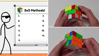 Every Rubik's Cube Method Explained in 7 Minutes!