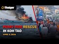 Thailand news apr 1 ferry fire rescue in koh tao