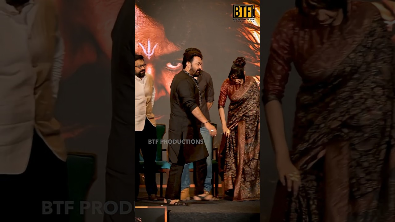 Mohanlal Stylish Look & Full Gestures: Vrusshabha Movie Event Highlights