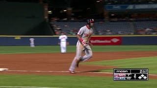 WSH@ATL: Span launches his first homer of the season