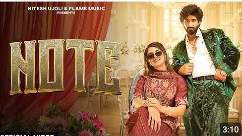 Note | नोट - Jaivir R |Piyanka Mongia| Vinod | Nonu | New Haryanvi Songs |Haryanavi 2025 |DJSong