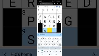 Speedsolving the NY Times Mini Crossword! (10 Apr 24) #wordgames #puzzle #puzzlegame #words