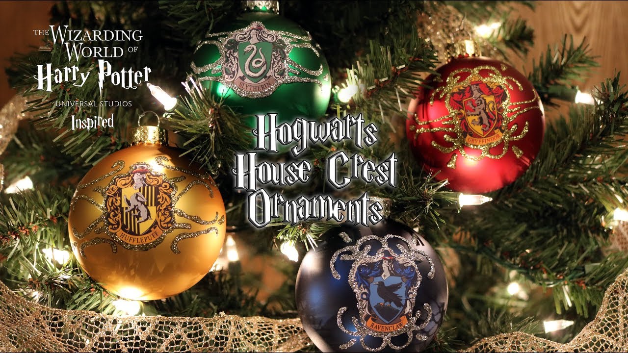 Harry Potter Hogwarts House Crest Ornaments : Universal Studios