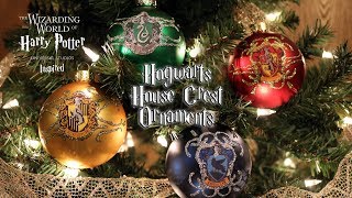 Harry Potter Hogwarts House Crest Ornaments : Universal Studios Inspired : Wizarding World Christmas