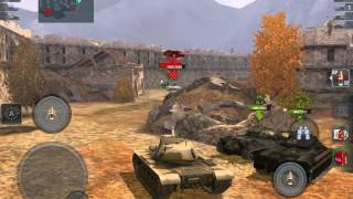 World of Tanks Blitz - T110E5 on Fort