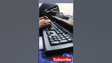 fast typing speed on keyboard  #trending #shorts #computer ( #Uap digital 5520)