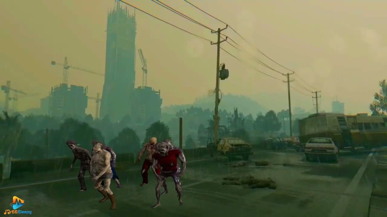 Rain And Zombies Chill In A Not So Relaxing Zombie Safe Zone Rain Sounds For Sleeping YouTube