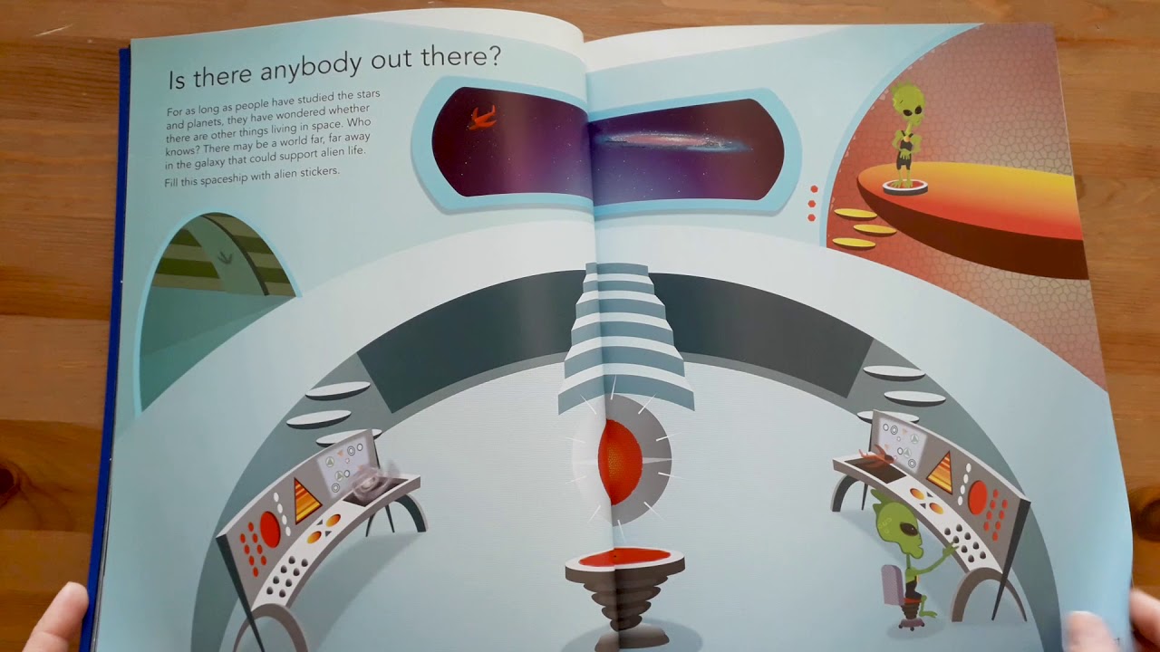 柔らかい Book Sticker Space Usborne YouTube - クラフト・工芸