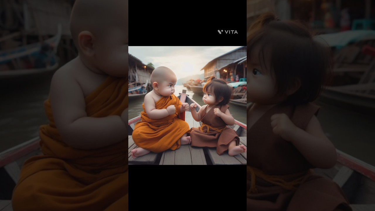 little monk so cute| 