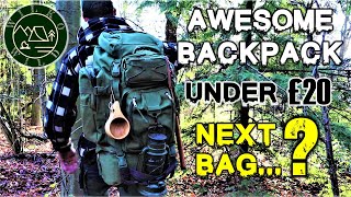Best Budget Bushcraft &amp; Wild Camping Backpack! Amazing Value!