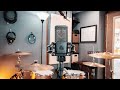 DRUM SOUNDS with LEWITT LCT 440 in a HOME STUDIO