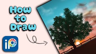 Simple Digital Drawing Tutorial | On Phone | ibis Paint X screenshot 5