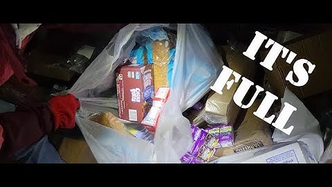 FREE FOOD FOUND DUMPSTER DIVING #frugal #dumpsterdiving #adventure