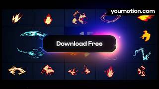 Fire Elements Fire & Smoke Pack For AE/PR/DR/FCPX: Free Download