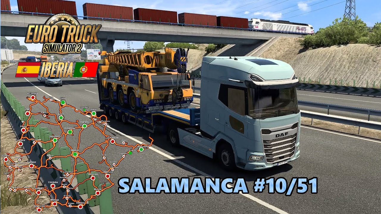 Euro Truck Simulator 2 Gameplay DLC Iberia Spain SALAMANCA #10/51