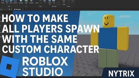 How to Make All Players Spawn with a Custom Character in Roblox Studio (2025 Tutorial)