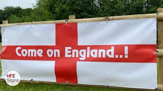 England Banners | Printed Football Banners | FREE Design