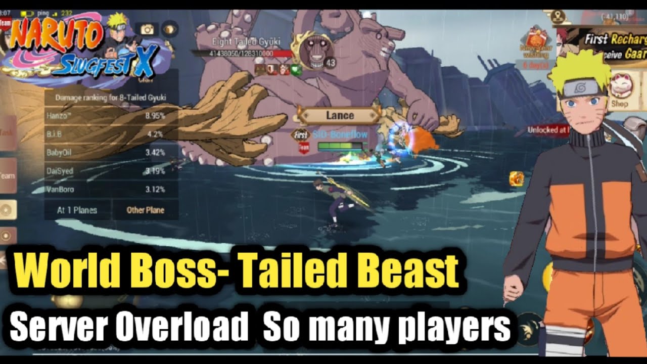 Naruto Slugfest X World Boss Tailed Beast 2021 New MMORPG