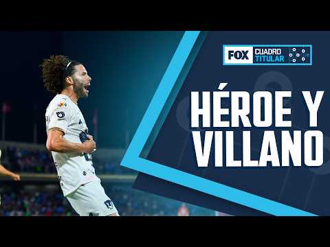 César Huerta put Pumas in a tough spot with his red card against Cruz Azul | Cuadro Titular