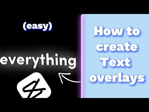 How to create text overlays || very easy tutorial :) - YouTube