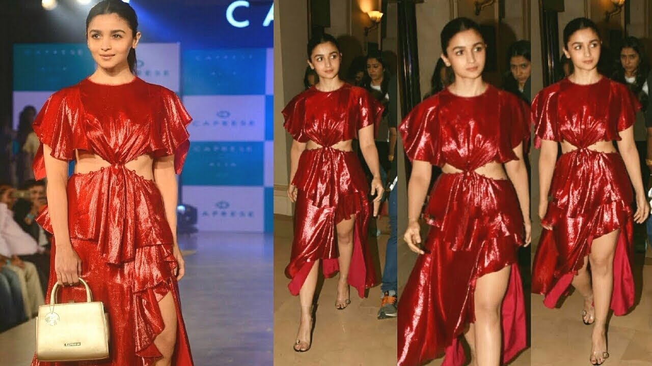 Watch Out Alia Bhatt Looks Super Hot On The Ramp For A Hand Bag Launch