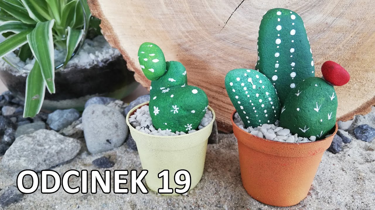 #ZostaWDomu z kultur - odc. 19: DIY - Kamienne kaktusy