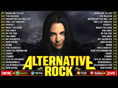 Alternative Rock Greatest Hits 🔥Evanescence, Green Day, Linkin Park, Coldplay, Red Hot Chili Peppers