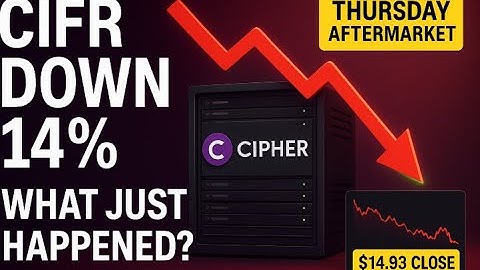 CIFR Stock Plunges 14% — Is This the Breaking Point or a Massive Reset Opportunity?