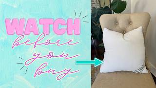 18x18 Inch Down Alternative Pillows Inserts 4 Pack Review