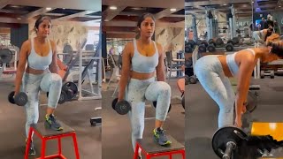 Dimple Hayathi Gym Workout Video Actress Dimple Hayathi Views.