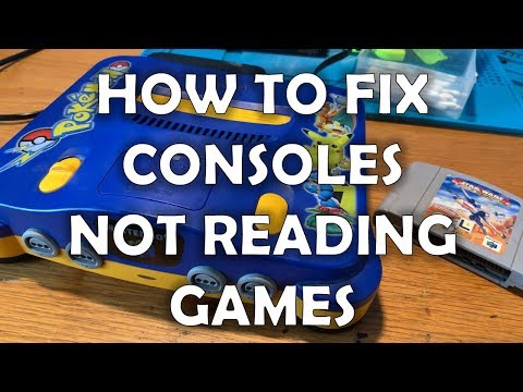 How to Fix Nintendo 64 That Won't Read Games (Black Screen / Flickering)