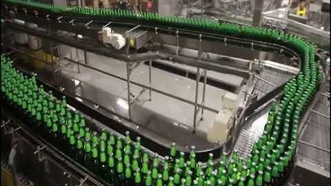 Automatic beer bottling line for 10000l industrial brewery factory