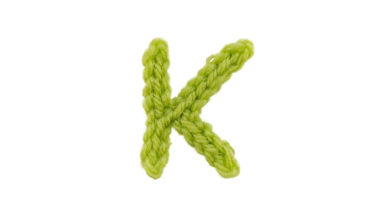 Ｋの編み方