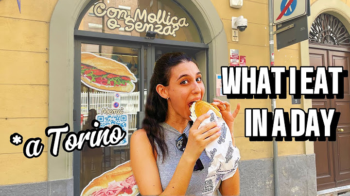 WHAT I EAT IN A DAY AROUND TURIN / tina official channel
