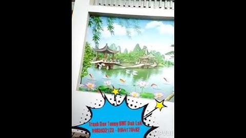 Tranh dán tường giá rẻ BMT Dak Lak